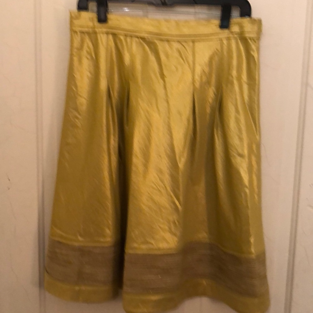 Badgley Mischka gold skirt set M - Picture 10 of 12